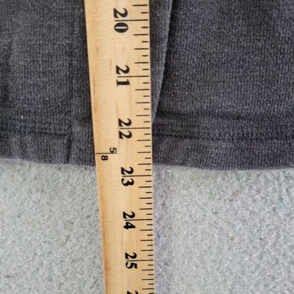 Eddie Bauer Wrap Sweater Size L Gray Cardigan One Button Knit Outdoor Casual - Picture 11 of 11